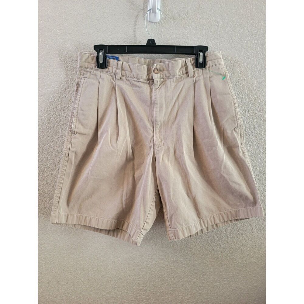 Vintage Pendleton Country Traditions Khaki Beige Tan Chino Shorts Made in USA 36
